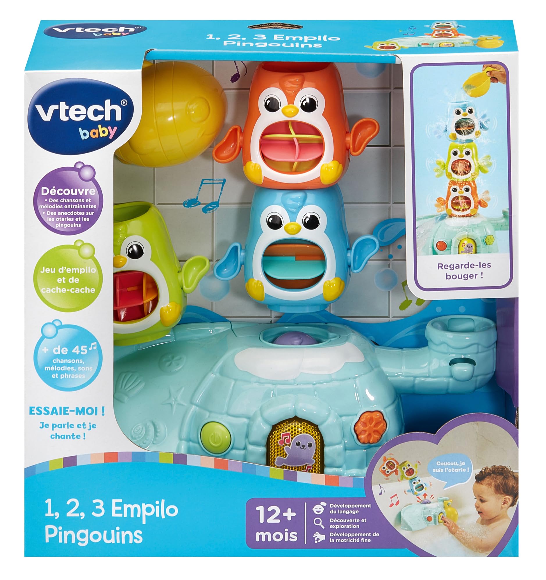 Jouet pour le bain Vtech Baby Pingouins