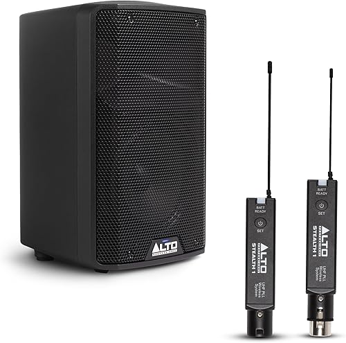 Miniatura 16 de ALTO TX408 350W 8" Altavoz PA alimentado con Bluetooth, mezclador de 2 canales, nivel de línea para DJs y músicos móviles, para lugares pequeños,