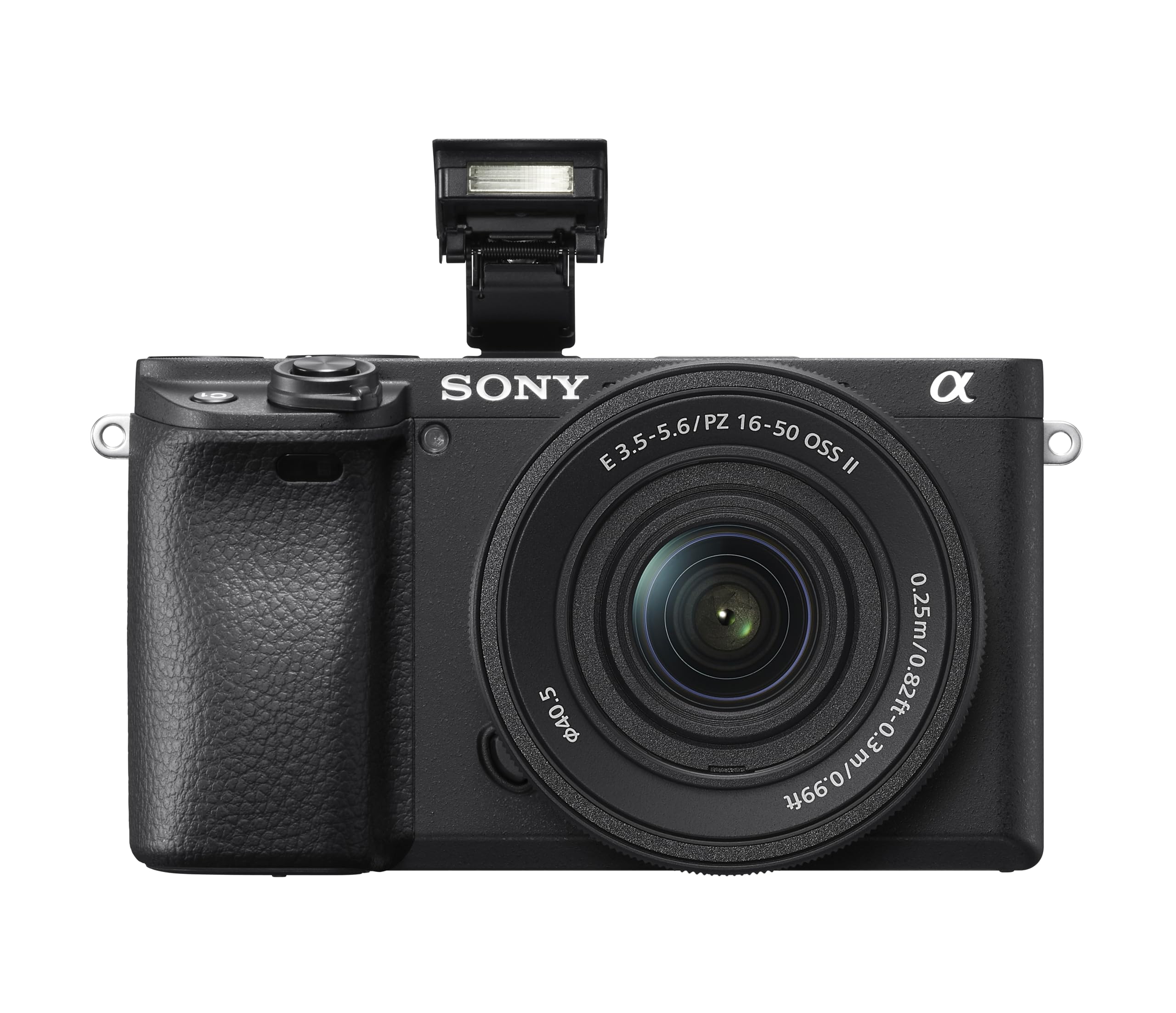 Sony Alpha 6400 APS-C Spiegellose Kamera mit 16-50mm Objektiv (Schneller 0,02s Autofokus mit Augenerkennung für Mensch und Tier, 4K-Filmaufnahmen und neigbares Display für Vlogging)