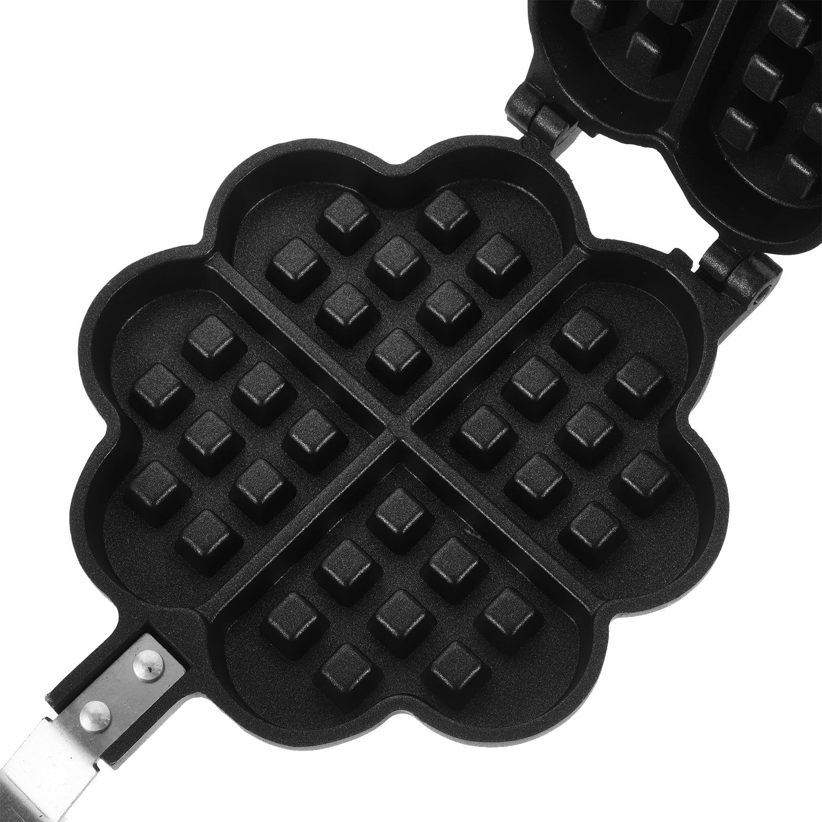 BESPORTBLE Macchina per Waffle Antiaderente Doppia Faccia Stampo per Torta e Waffle Resistente al Calore Utensile da Cucina Lavabile per Preparazioni Casalinghe di Pane e Dolci