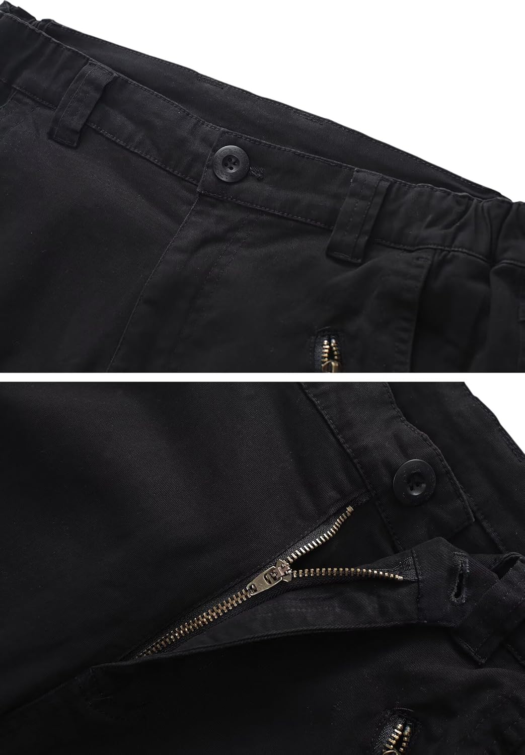 KOCTHOMY Women's Hiking Cargo Shorts 7" Bermuda Casual Shorts Summer Camo Shorts with Zipper Pockets No Belt - Image 3