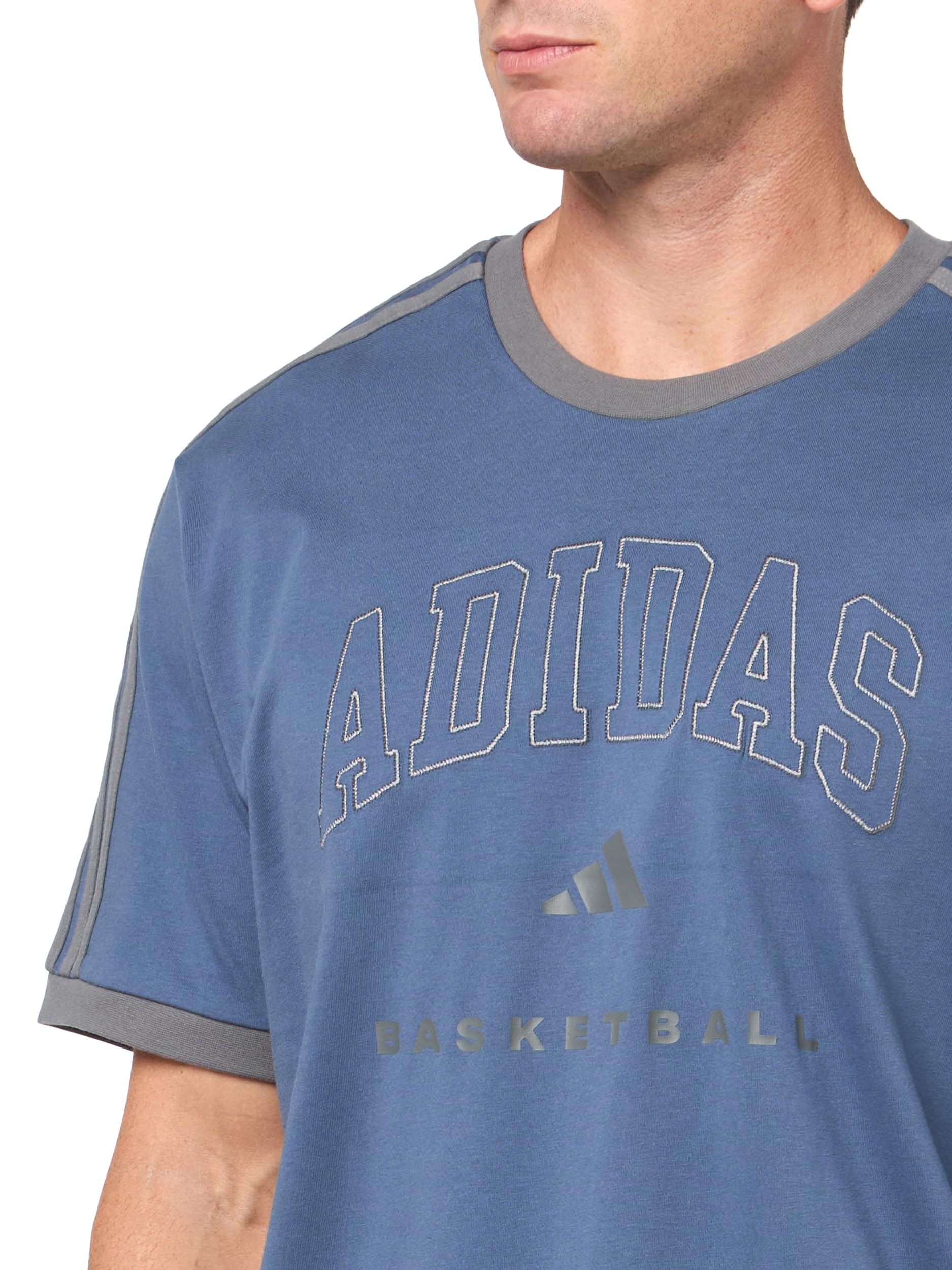 adidas Ringer Graphic Basketball T-Shirt Mężczyźni Ringer Graphic Basketball T-shirt