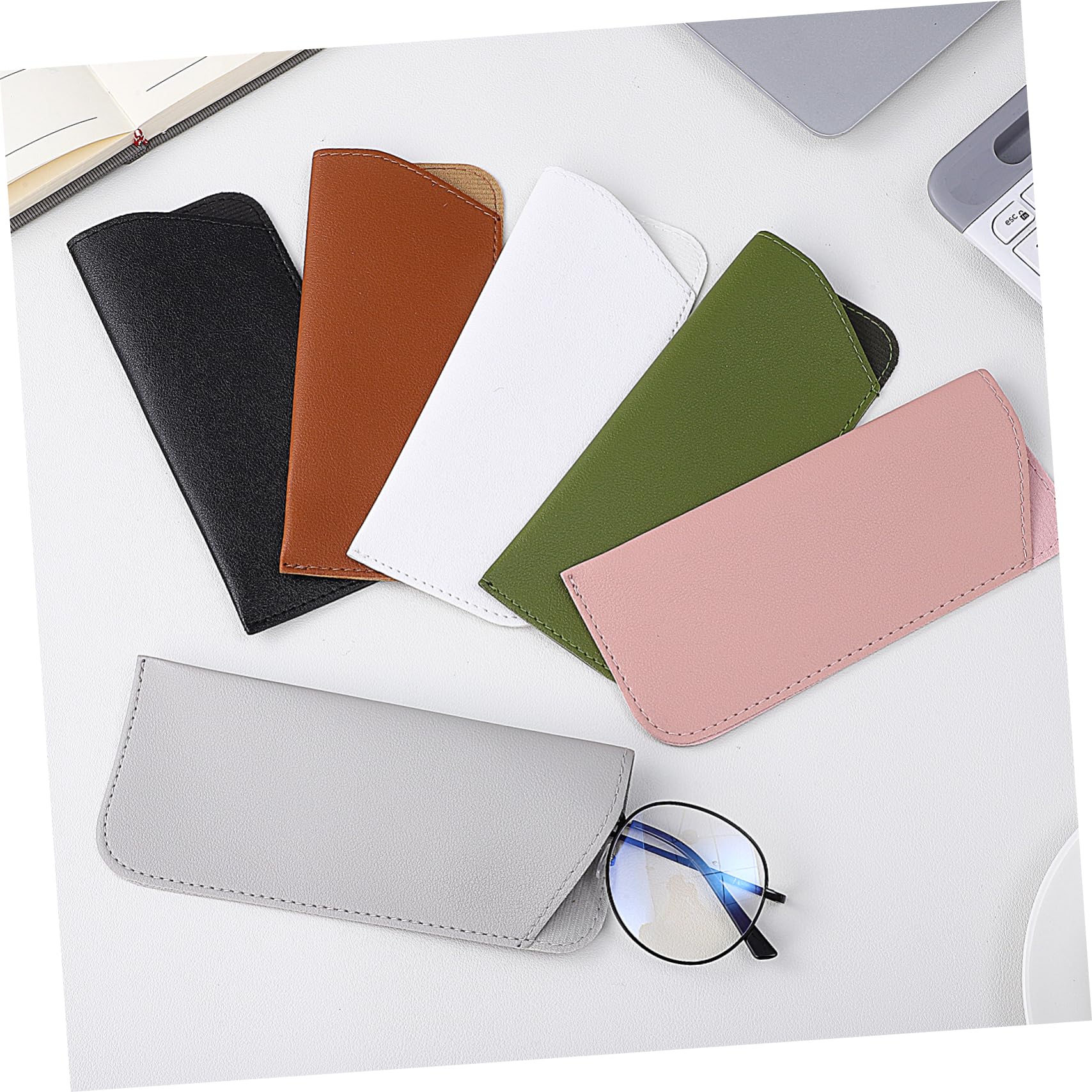 30stücke Teiliges Pu-leder Brillenetui Tragbare Brillen Tasche Für Damen Und Herren Weiche Sonnenbrillen Hülle Für Reisen Und Alltag