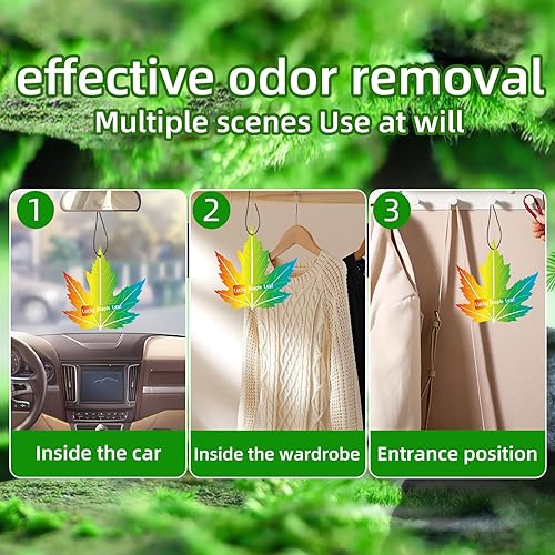 Miniatura 8 de Ambientador de aire para automóvil, ambientador de larga duración para automóvil y hogar, hasta 30 días, eliminador de olores refrescante, almizcle