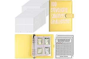 Burfield 100 Envelopes Money Saving Challenge Binder: The Ultimate Budget Binder for Financial Freedom