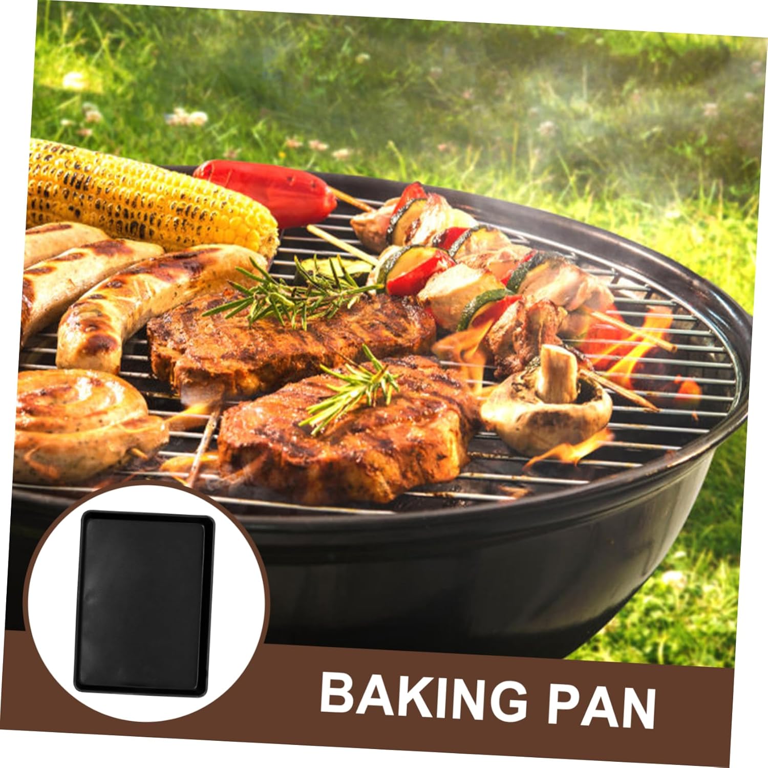 SECFOU Aluminium Alloy Baking Sheet Pan Compact Cookie Tray for Even Baking for Roasting and Pastries and Versatile Bakeware