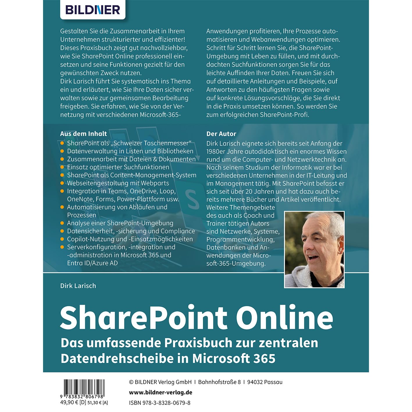 Sharepoint Online: Das umfassende Praxisbuch zur zentralen Datendrehscheibe in Microsoft 365
