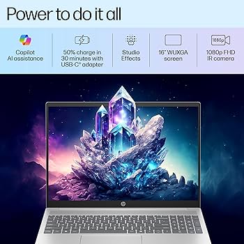 HP Pavilion, Intel Core Ultra 5-125U Ai Powered Laptop (16GB RAM