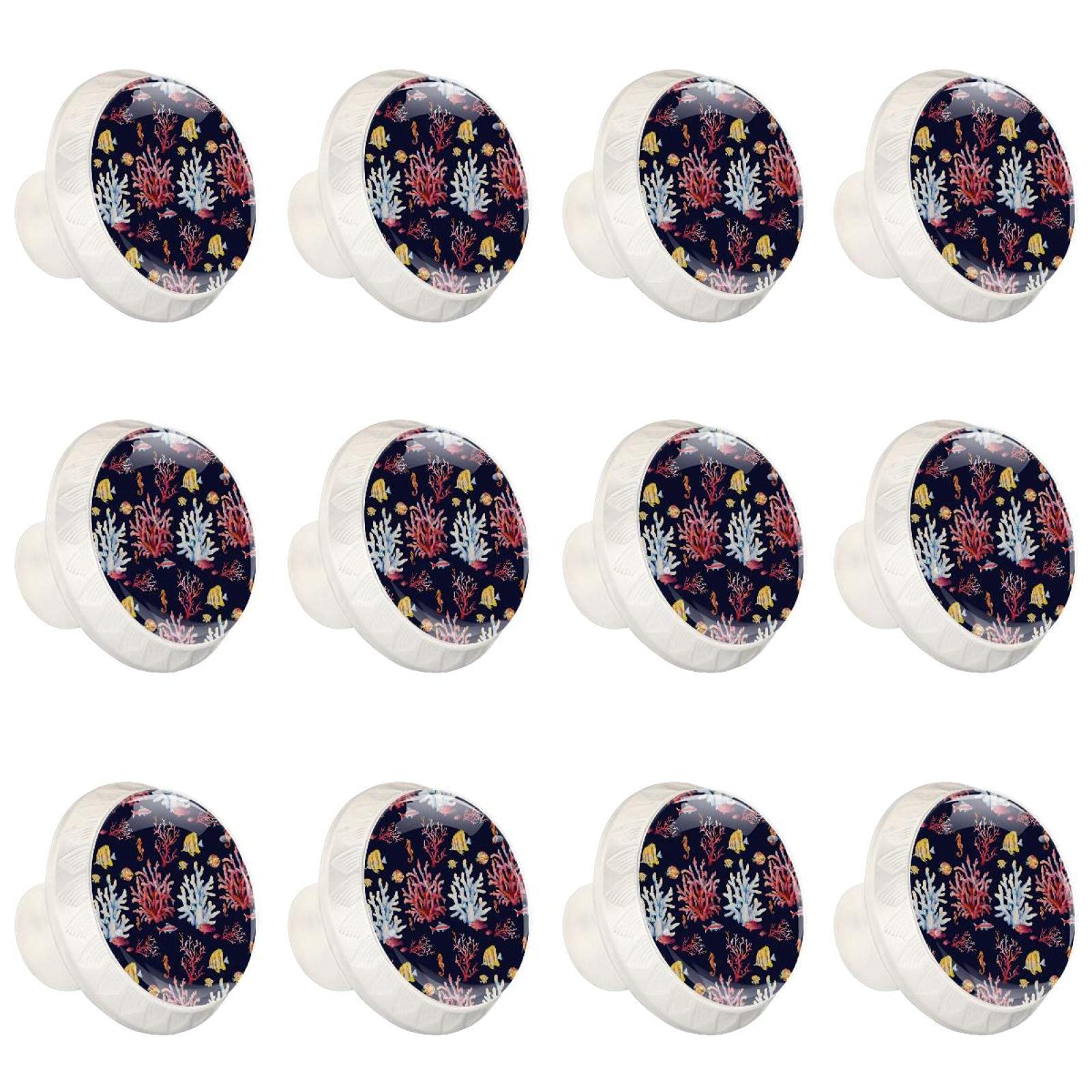 Boutons de cuisine aquarelle pour remplacer facilement les poignées de placard usées