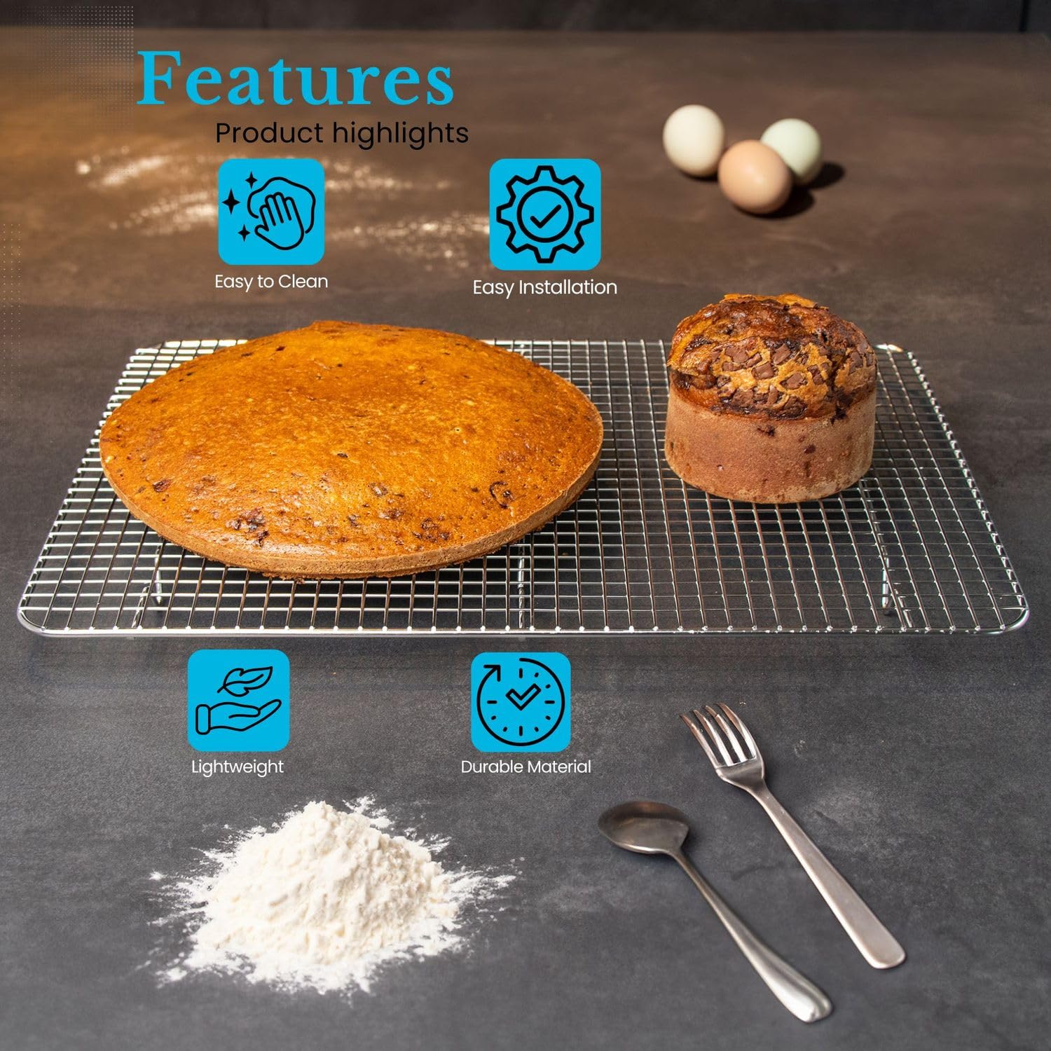 Grille De Refroidissement Ronde 12" – Browne – La Guilde Culinaire