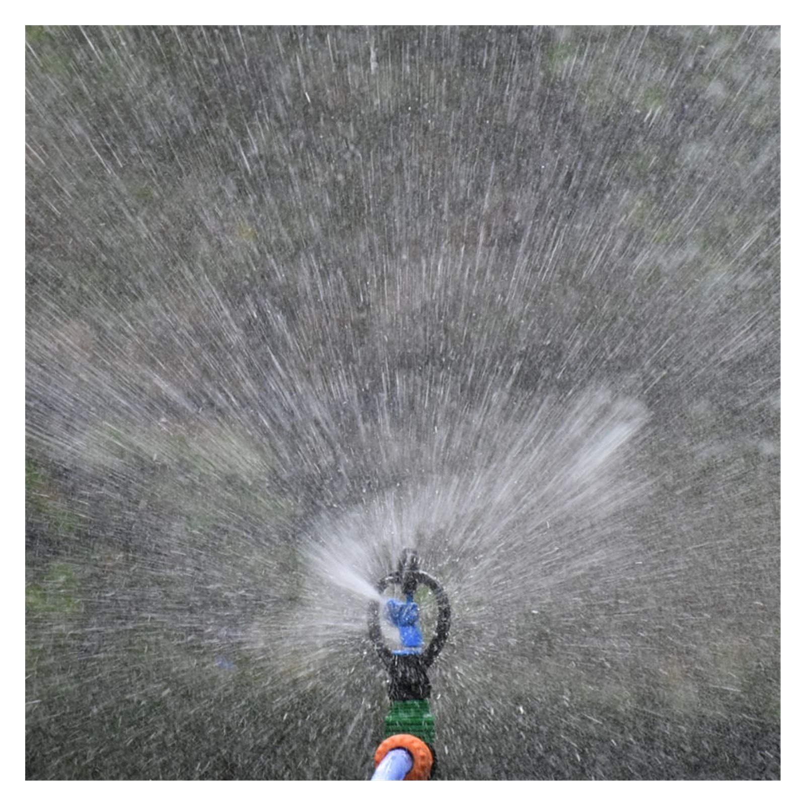 Küchengartenschlauch. 1/2 3/4 Inch Rotary Gartenbewässerung Sprinkler Garten Rasen-Sprenger zerstäubt Garten Wasser Bewässerung 30PC (Color : Male 1I2 3I4)
