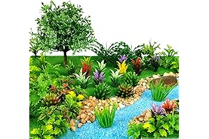 91-Piece Arctic Habitat Project Supplies: Miniature Trees Diorama Kit