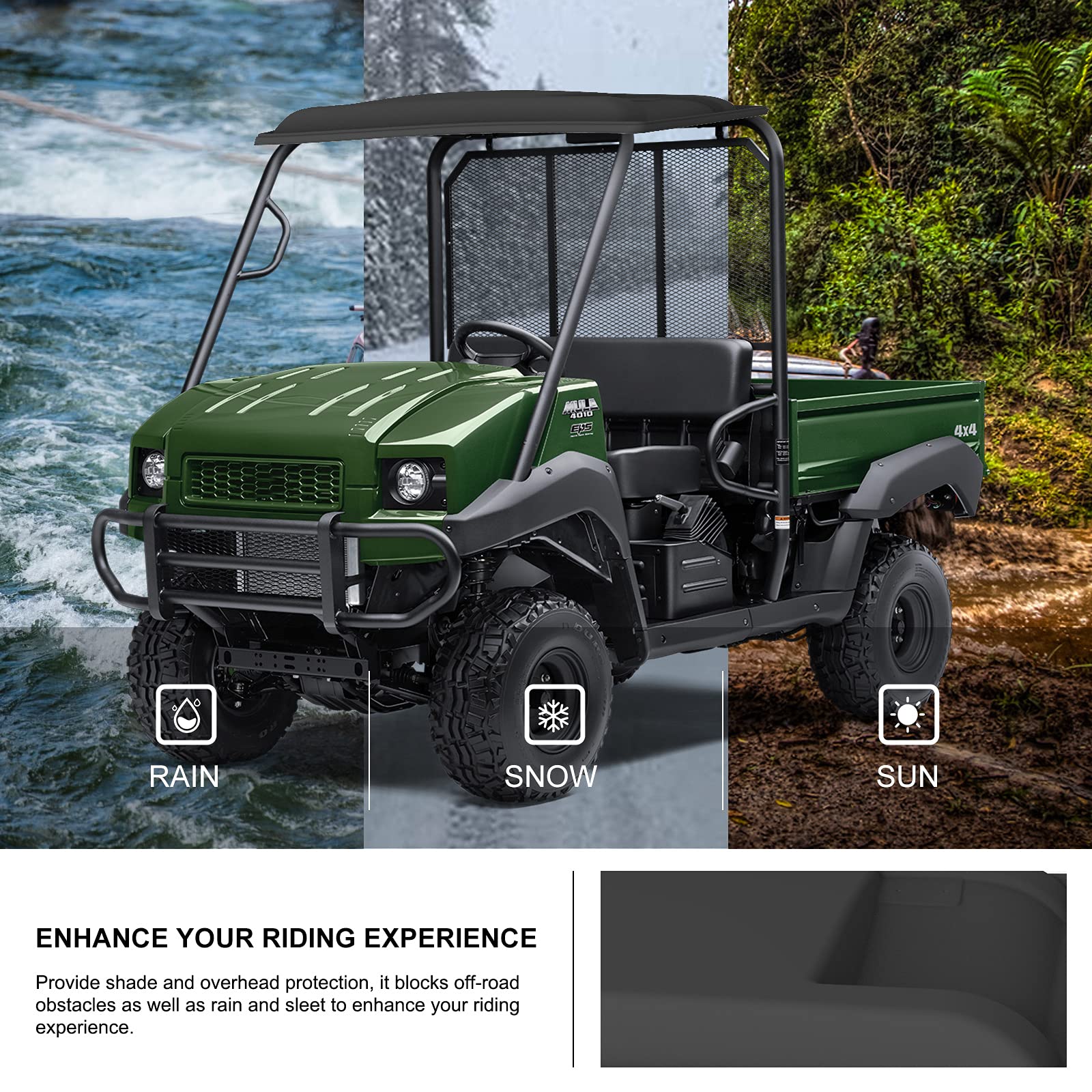 Amazon.com: KIWI MASTER Hard Roof Top for 1990-2025 Kawasaki