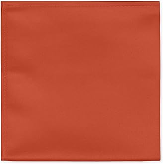 Jacob Alexander Men's Pocket Square Solid Color Handkerchief