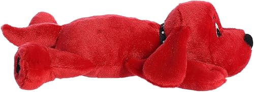 Miniatura 5 de Aurora Playful Clifford Laying Clifford - Animal de peluche - nostalgia infantil - Compañerismo duradero - Rojo 12 pulgadas