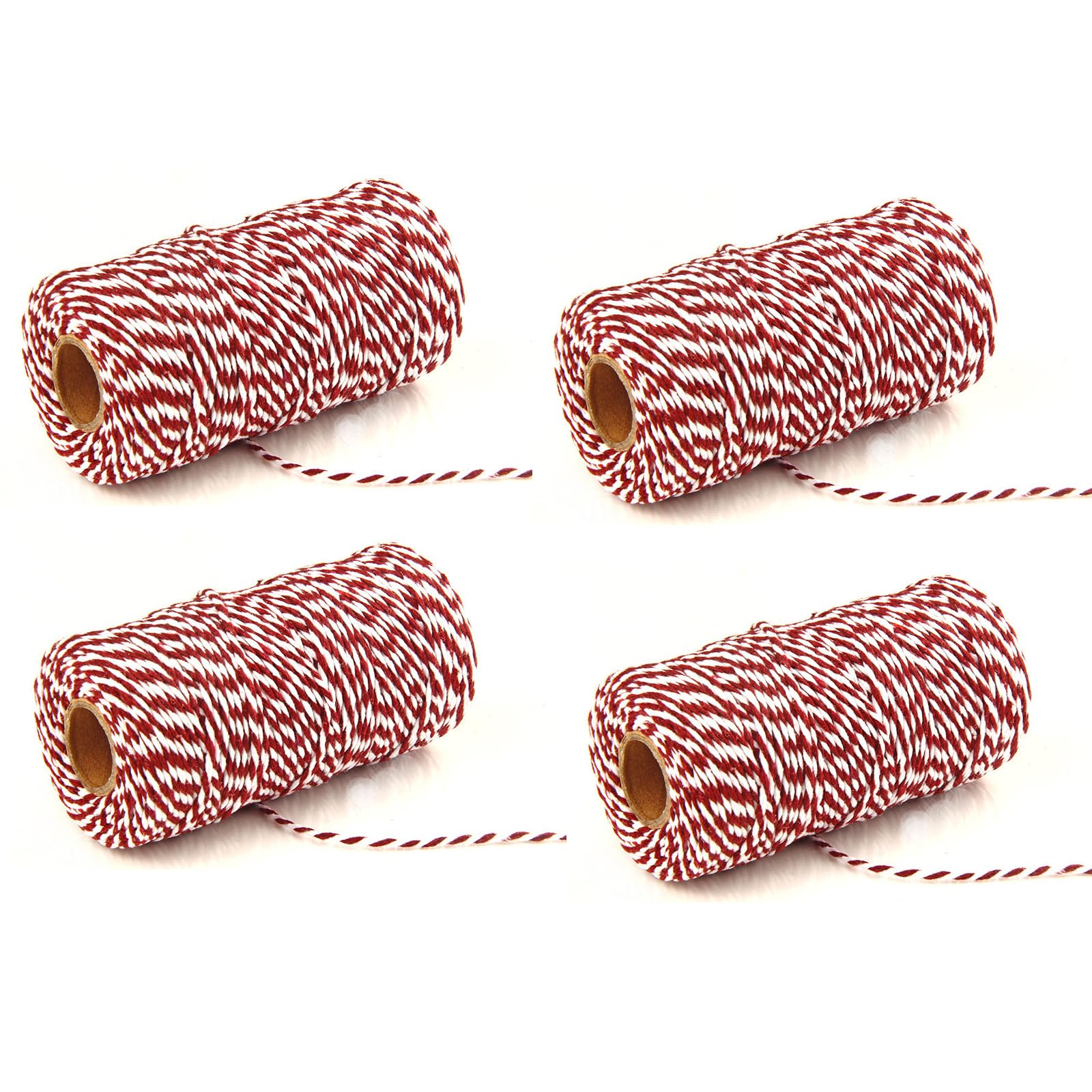 400 m de ficelle en coton de 2 mm pour boulangers, bricolage, décoration, jardin, cadeau, Noël, bricolage, emballage cadeau, pâtisserie