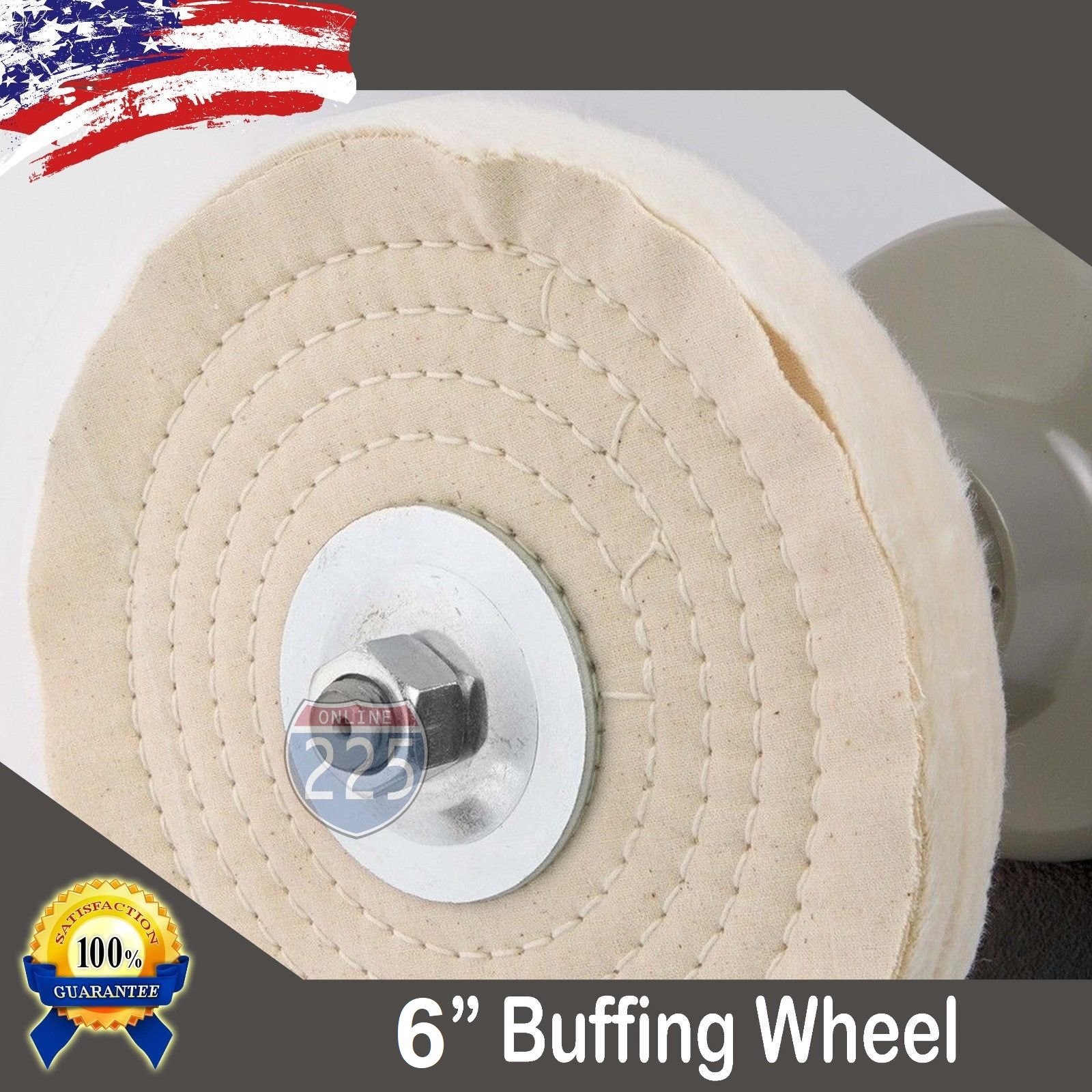6” Inch Buffing Polishing Wheel 5/8 Arbor Buffer Polish