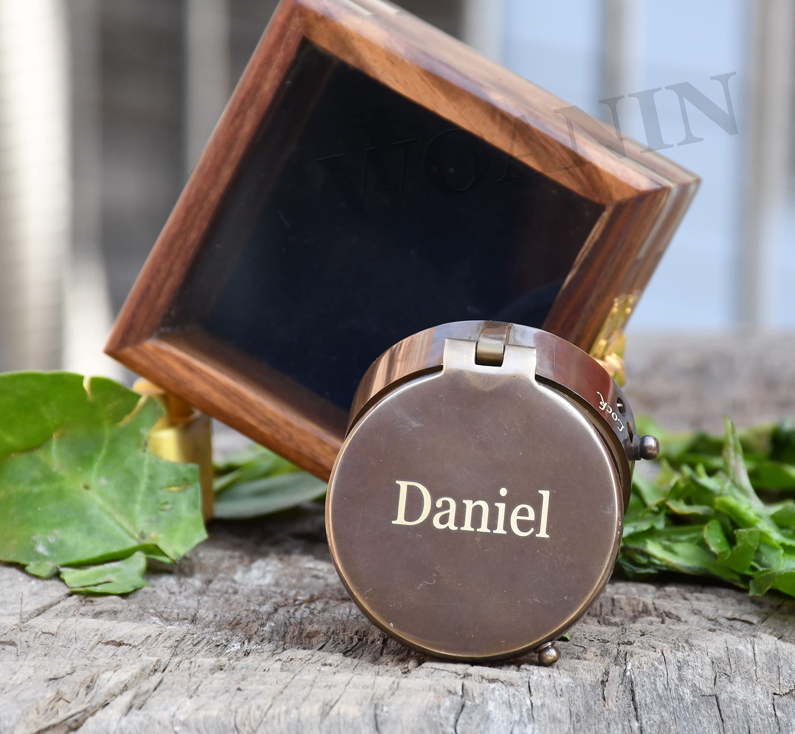 Brújula con estuche/regalo para regalo de hijo a mi hijo, regalo de mamá a hijo (personalizado)