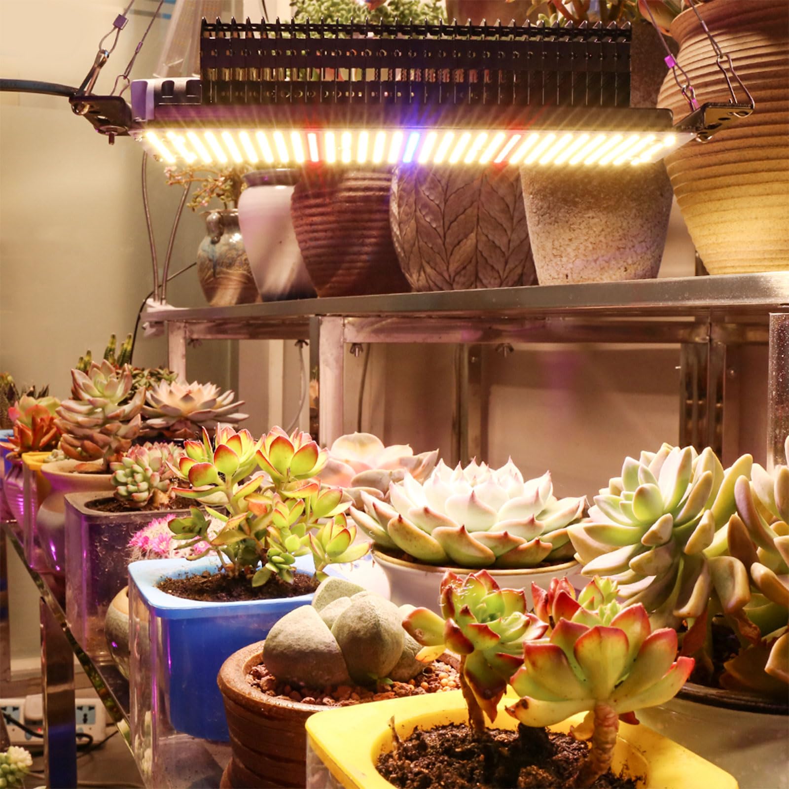 Lampada Per Piante A LED 300W - Grow Light E27, 780 LED, Spettro Completo, Pieghevole, Per Coltivazione Indoor - Foto 13