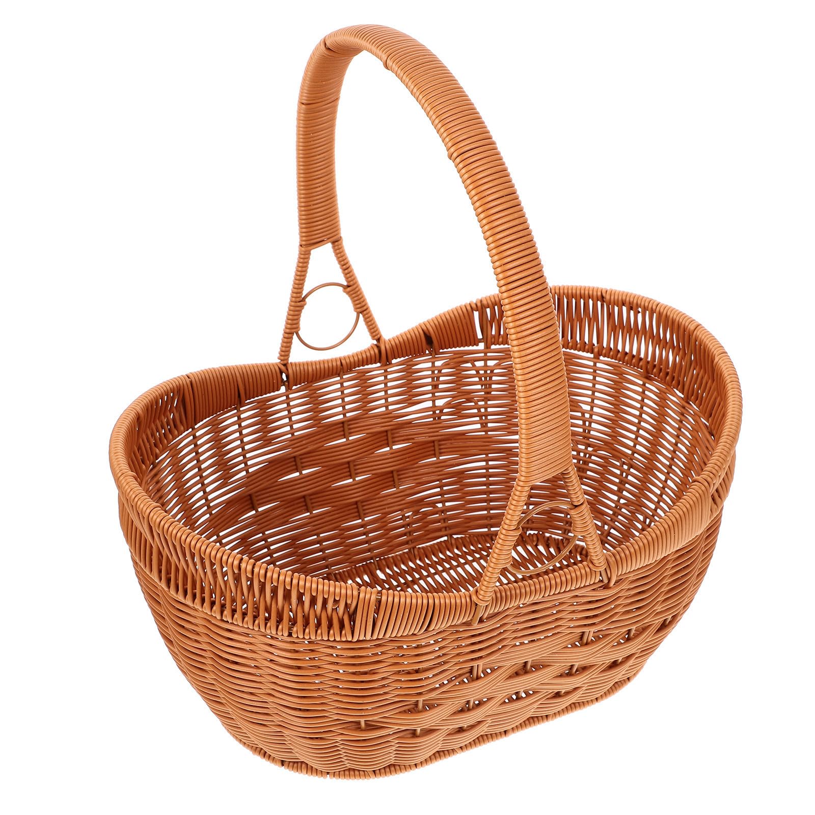Panier tressé main en PP pour éviter la fatigue en cueillette