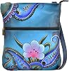 Anna by Anuschka Slim Crossbody Bag - Genuine Leather