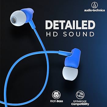 Amazon.com: Audio-Technica ATH-CLR100iSBL SonicFuel in-Ear