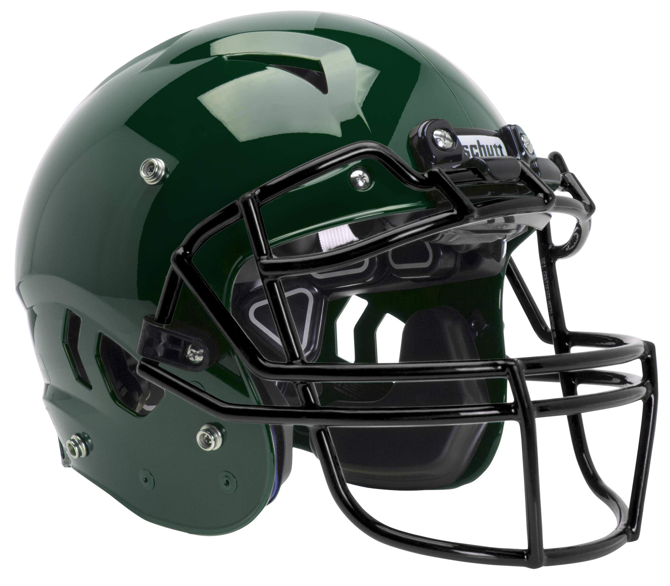 Schutt Sports Vengeance A11 Youth Football Helmet, Facemask NOT Included,Dark Green, 2XS