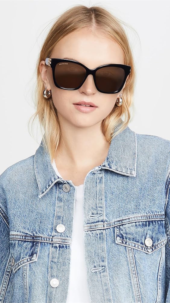 Balenciaga ブラックサングラス ゴールド装飾 中古・古着通販】BALENCIAGA (バレンシアガ) サングラス メンズ