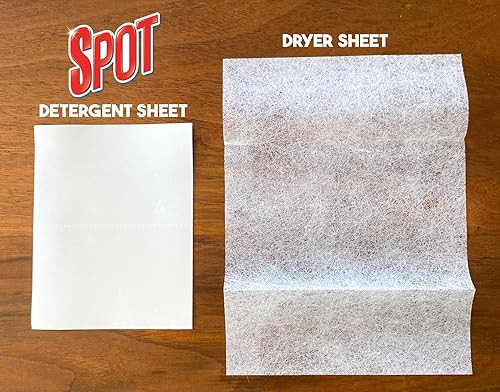 Miniatura 4 de Hojas de detergente para ropa (60 cargas), aroma de lino fresco, fabricado en Suecia, embalaje sin plástico, ecológico, sin líquidos y sin desorden,