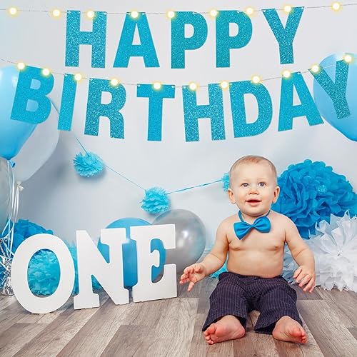 Miniatura 6 de TaoBary Kit de 112 letras personalizables con purpurina, incluye 107 letras y números, 3 cuerdas y 2 agujas para cumpleaños, Halloween, Navidad,