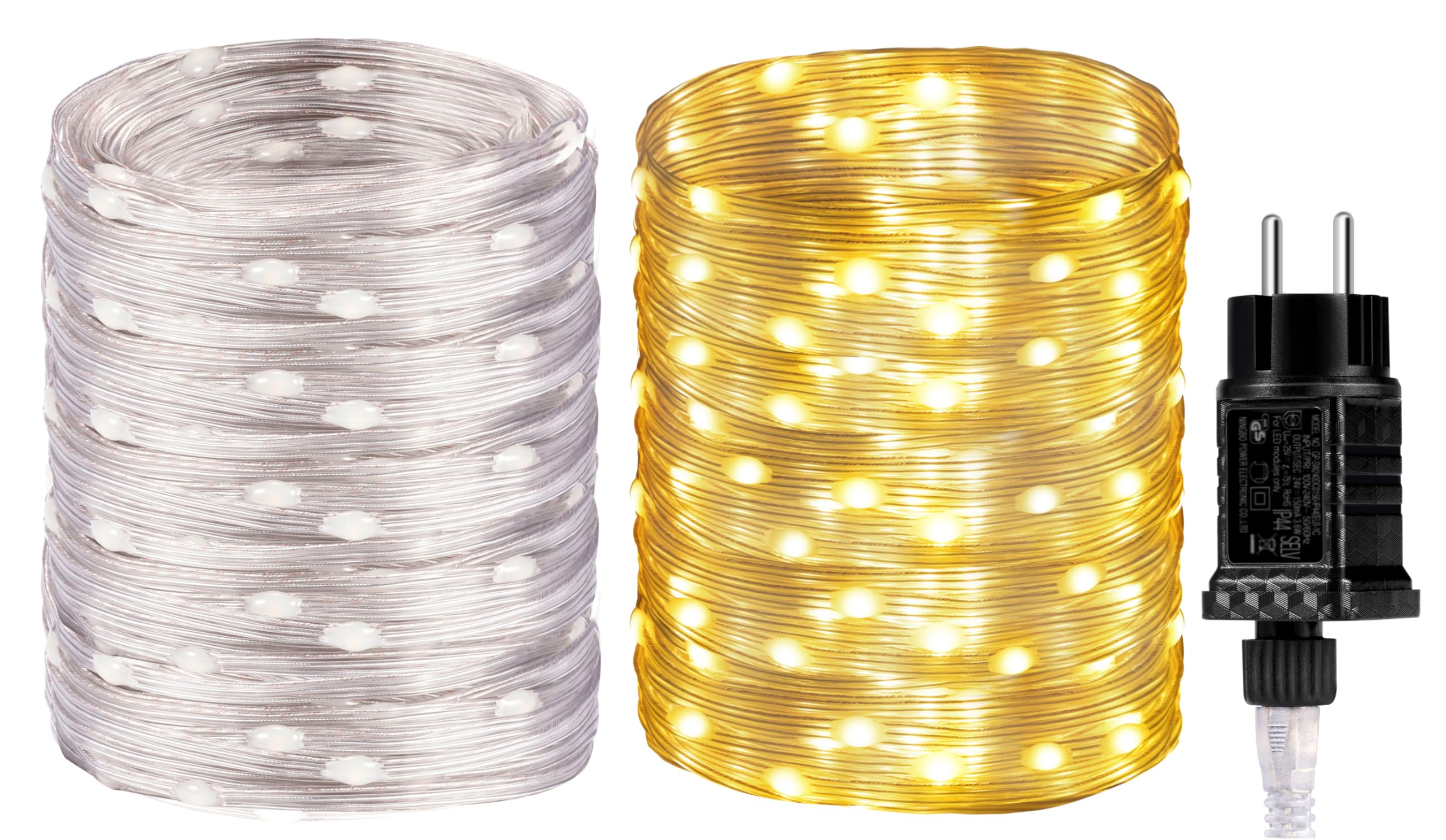 Luces Led Alambre para Exterior e Interior 30m, Impermeables Alambre de Cobre Guirnalda Luces Led para Decoración de Navidad Halloween Fiesta Boda DIY Decoración de Camping