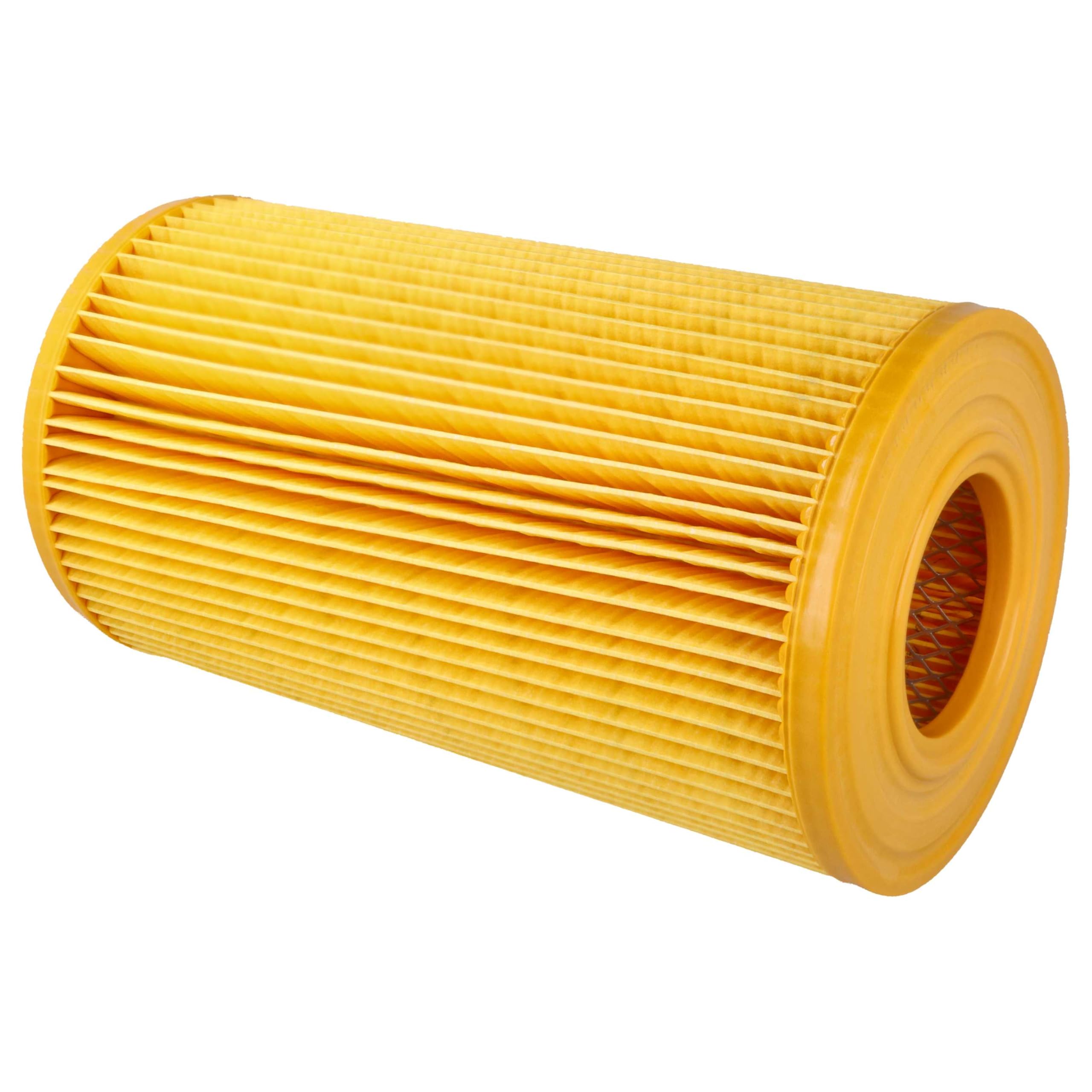 vhbw 3x Filtro plisado compatible con Allaway KP1500, KP1800, VS 65, VS65, Serie K, Serie KP aspiradora - naranja