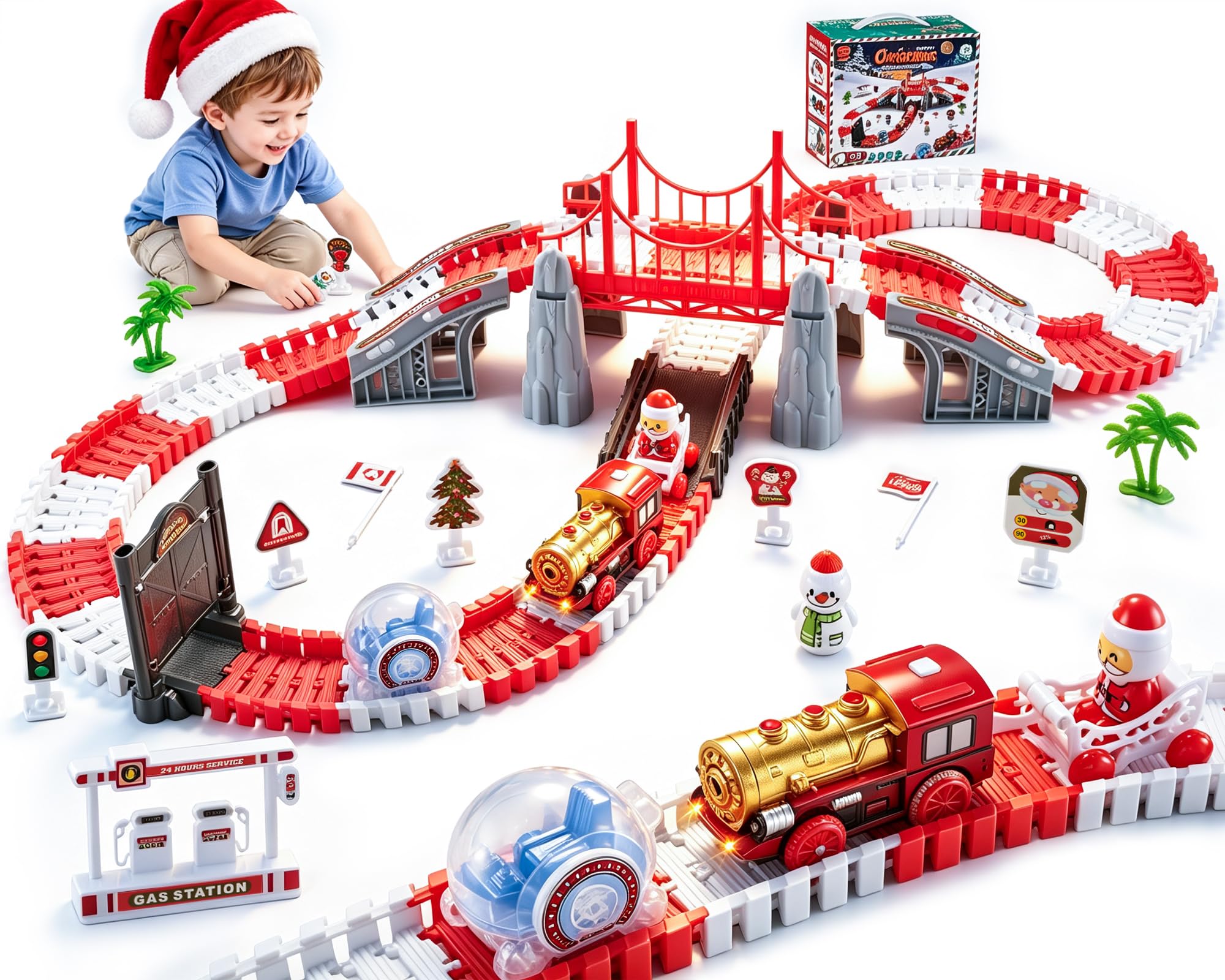 Dinosaur Race Track Toys - 292PCS for Kids -10