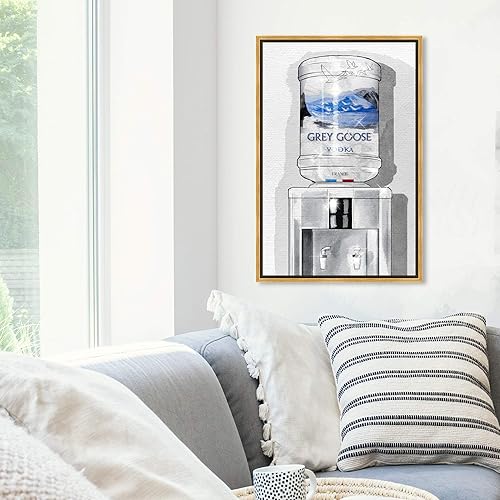 Miniatura 5 de The Oliver Gal Artist Co. Lienzo enmarcado para pared, diseño de bebidas y bebidas espirituosas, vodka francés durante días, decoración del hogar,