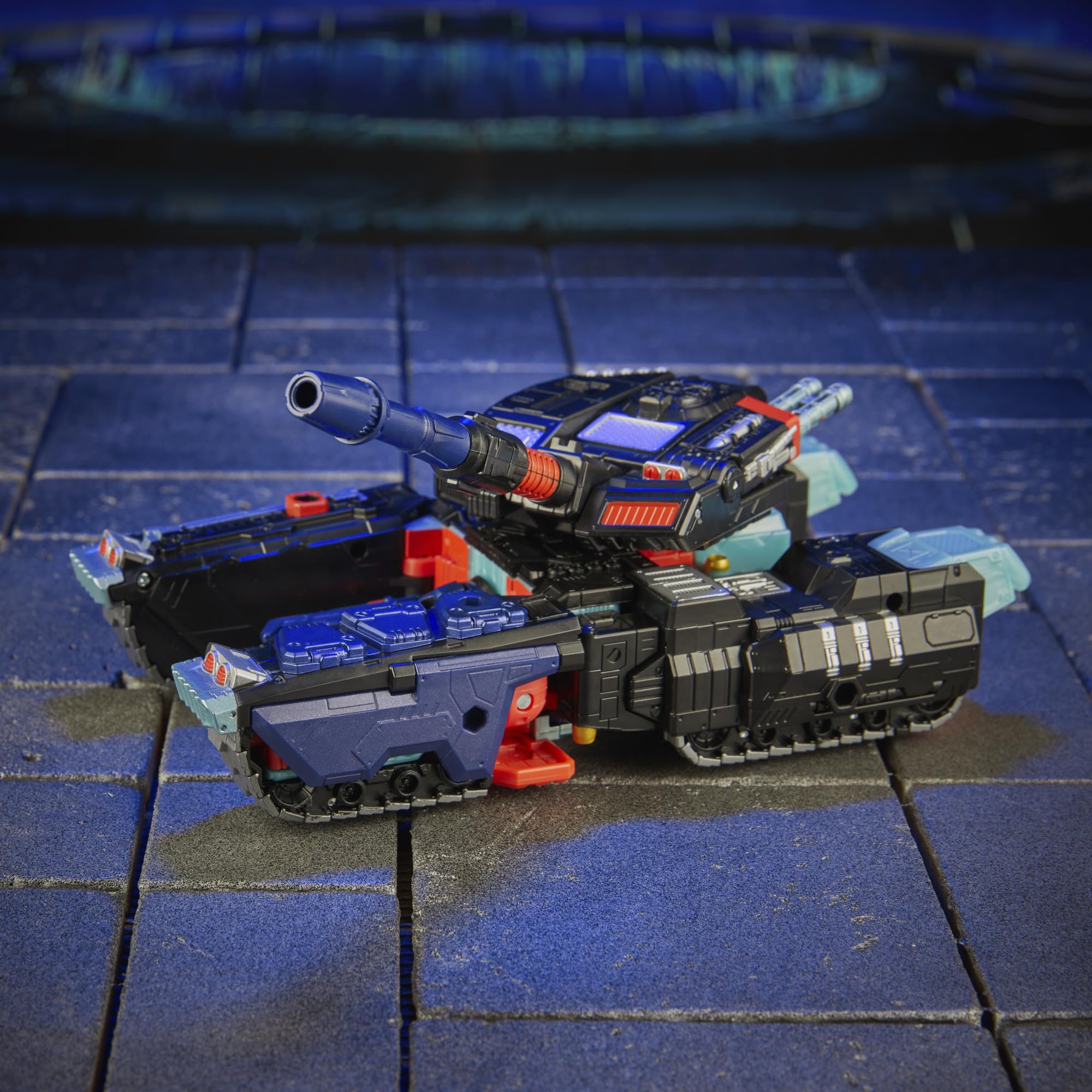 Transformers Age of The Primes, Figurine Convertible Megazarak Classe Leader de 19 cm, Robots Jouets, dès 8 Ans