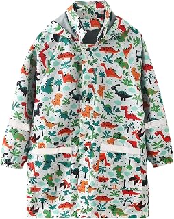 Chubasquero para niños amarillo niños niñas botón impermeable con capucha a prueba de viento impermeable niños manga larga sudadera con capucha gabardina paraguas niños monocolor
