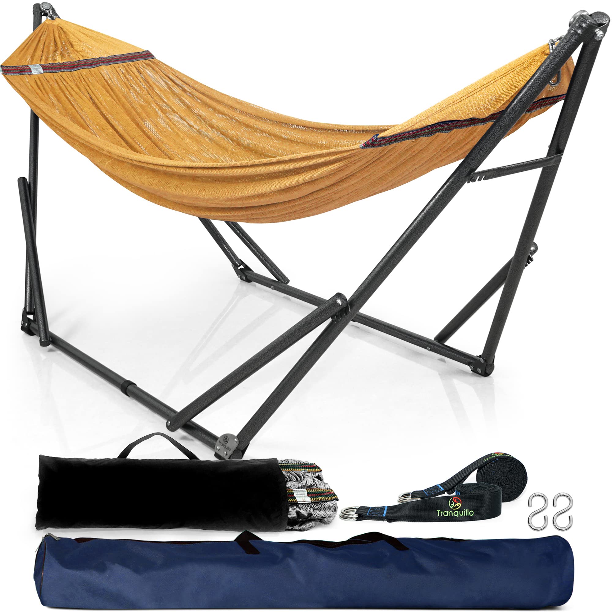 Tranquillo 550lb Capacity 2 Persons 2 Hammocks Included/Foldable