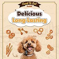 Vista 6 de Gootoe Tendones de pavo para perros – Golosinas naturales, hipoalergénicas, alternativa al cuero crudo, masticables duraderas para cachorros