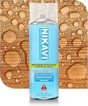 NIKAVI Waterproof Patch & Seal Spray Rubber Flexx Repair & Sealant for Indoor and Outdoor Use, Rubber Coating Spray 400 ml (CLEAR) (WPR400C)