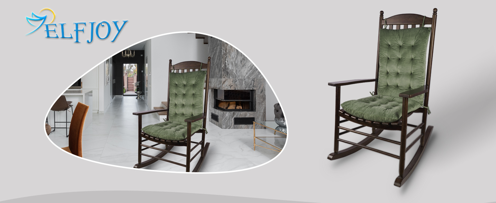 rocking chair cushion sold on United States