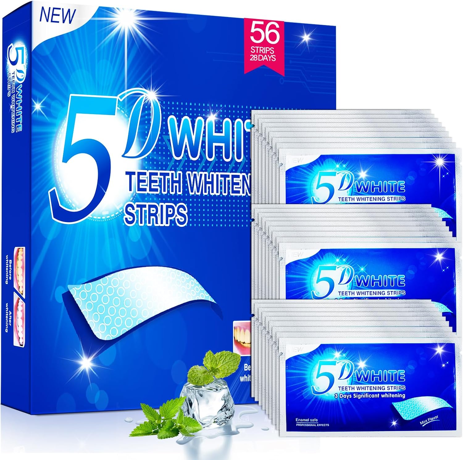 Teeth Whitening Strips for Sensitive Teeth56 Teeth Whitening Strips Effective Whitening Strips