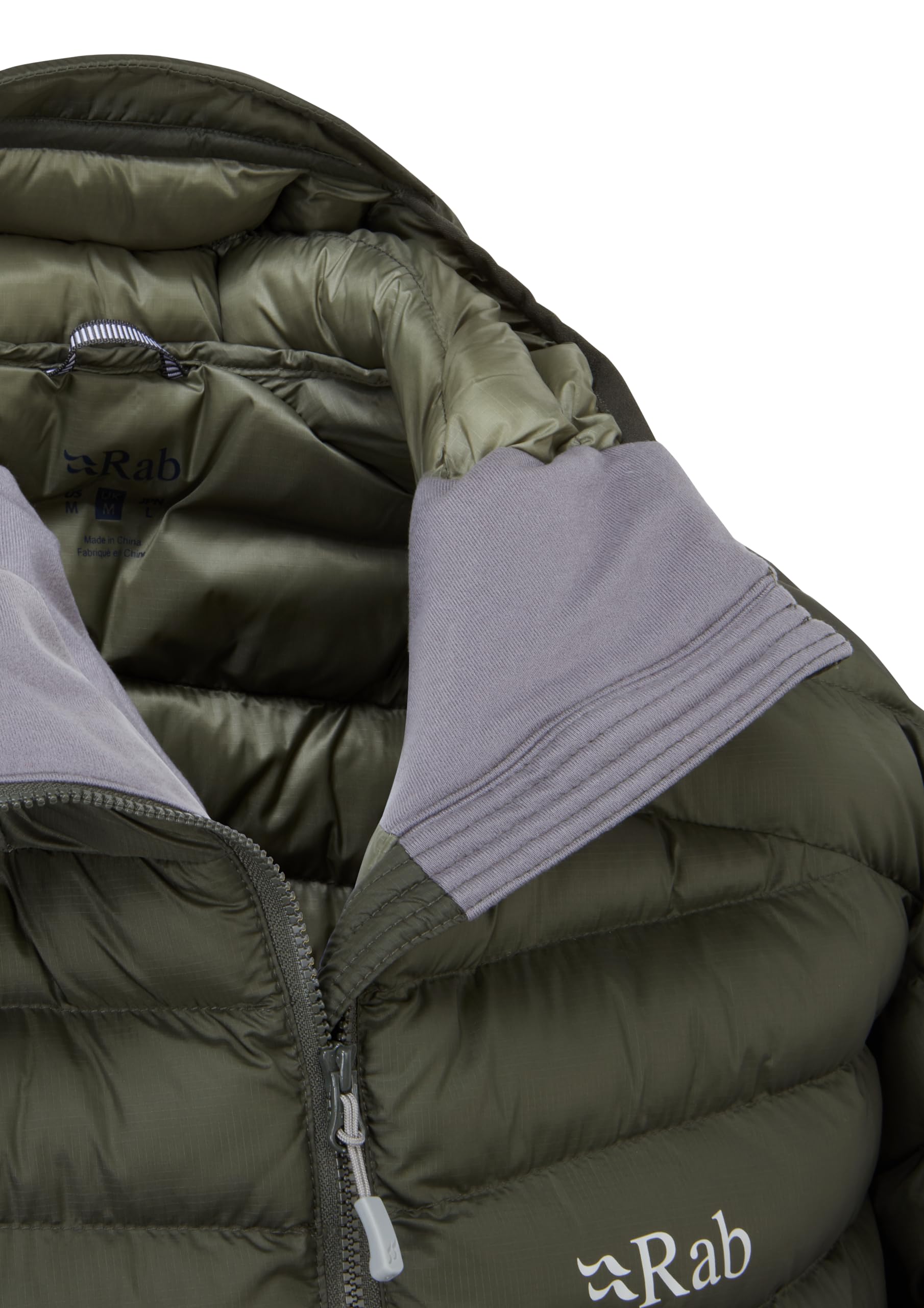 Rab Herren Cirrus Alpine Insulated Jacket, army, S | Leichter PrimaLoft Synthetik-Isolierung, Kapuzenpuffermantel, zum Klettern und Bergsteigen