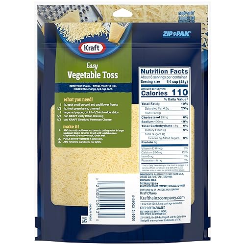 Miniatura 4 de Kraft Natural Finely Shredded Parmesan Cheese (6 oz Bag)