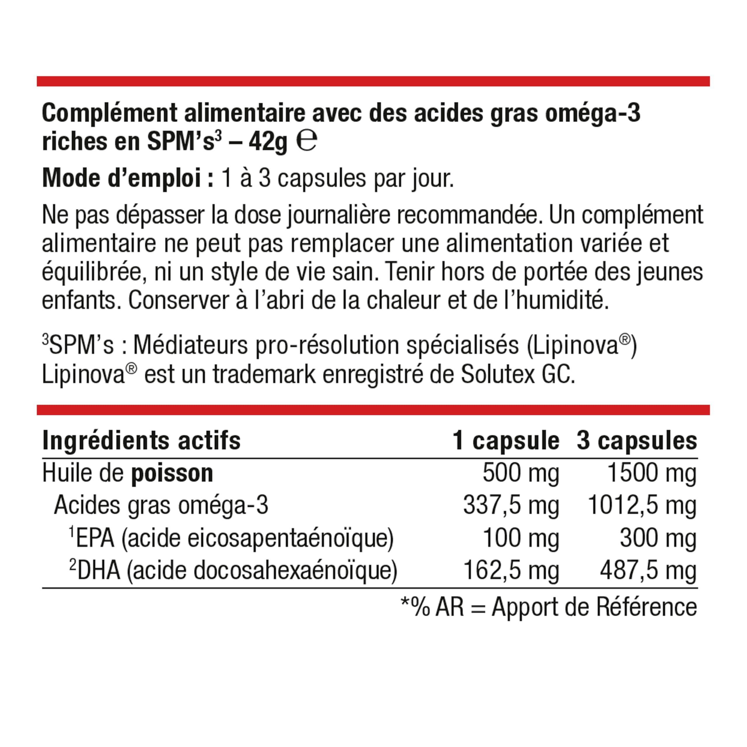 Metagenics MetaActive Résolution, Oméga-3 EPA/DHA SPM, 60 Gélules | Huile de poisson riche en EPA et DHA. Les oméga-3 EPA et DHA contribuent à une fonction cardiaque normale.