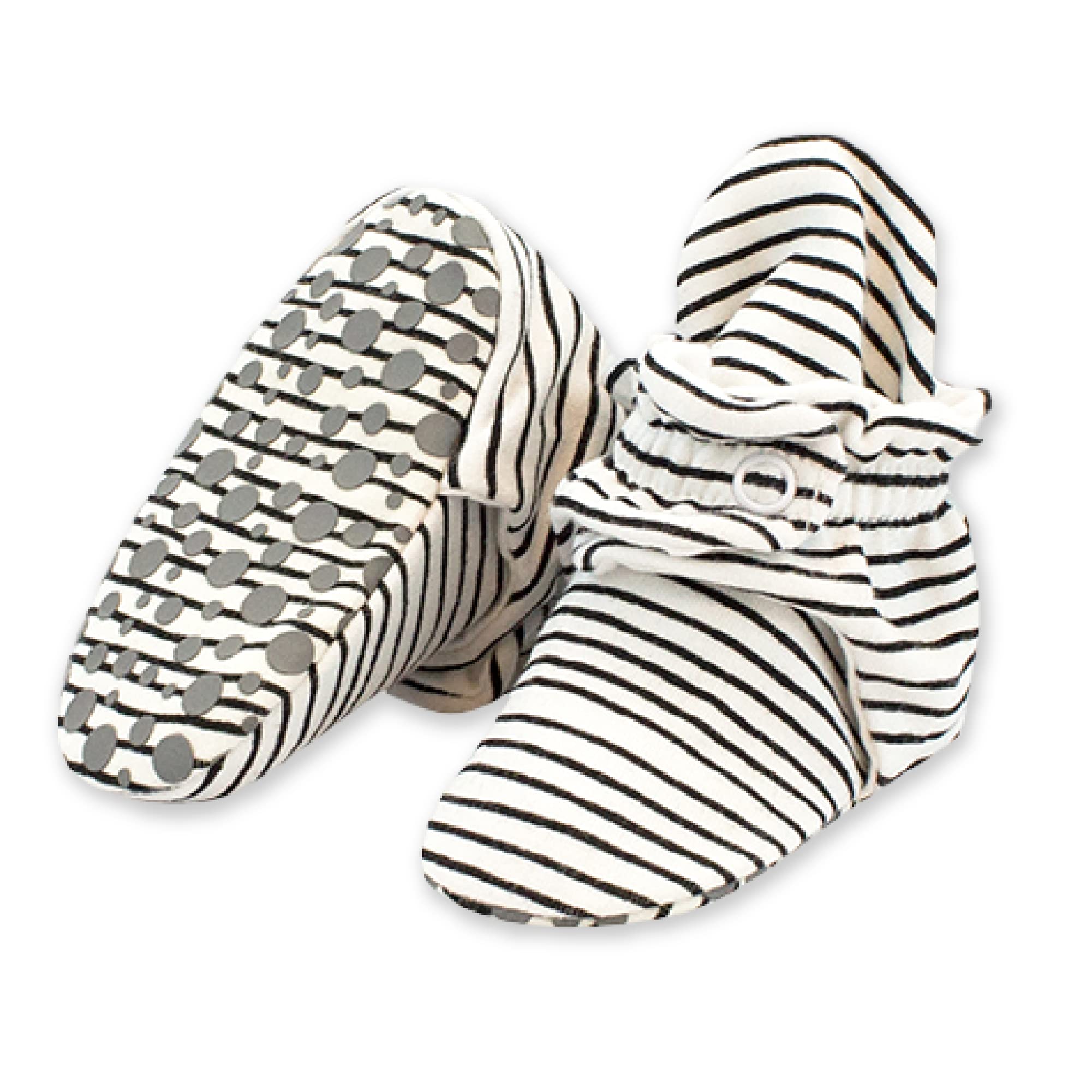 ZutanoBaby Boys Cotton Booties with Gripper, Soft Sole Stay Shoes, Lilac/Light Gray/Primrose True Navy, 6M