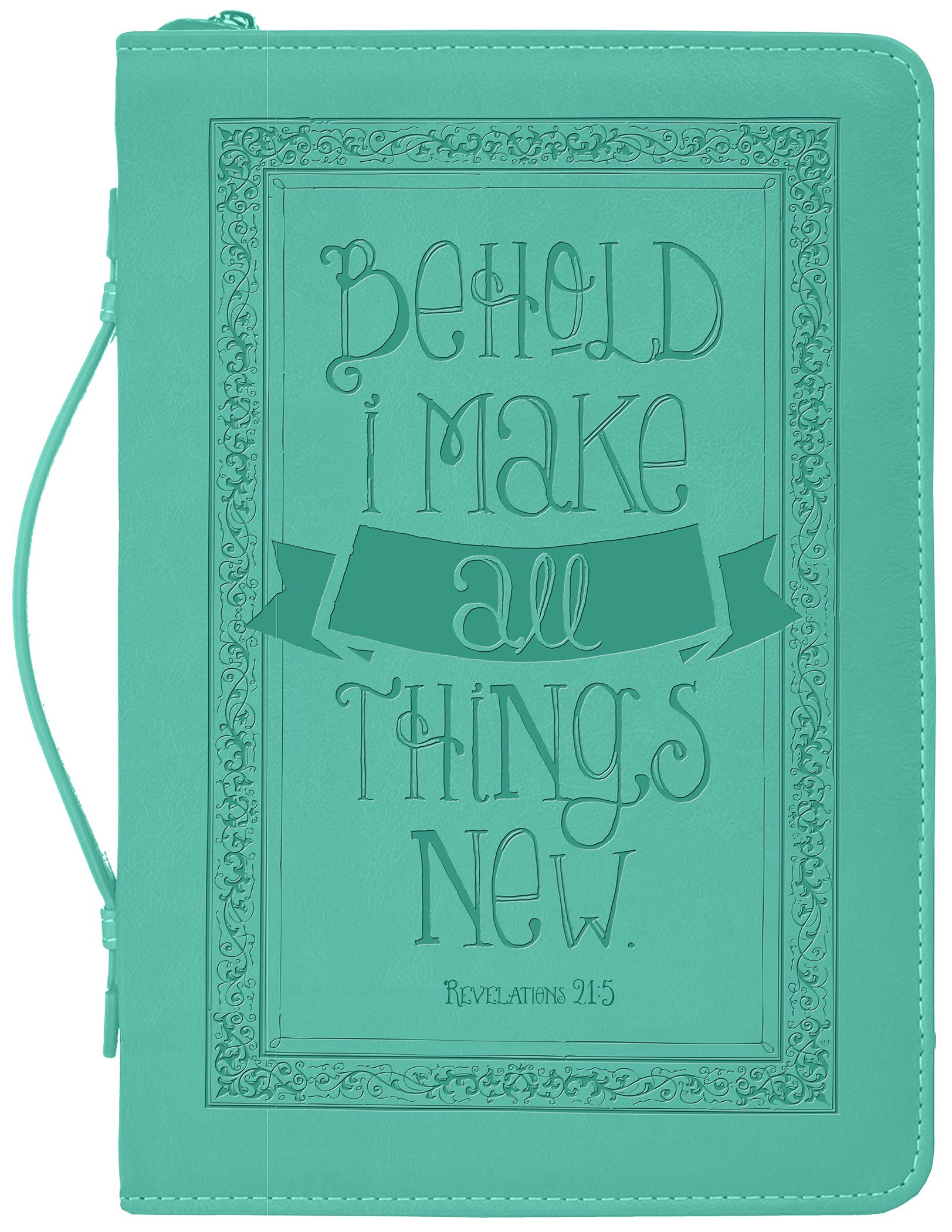 Amazon.co.jp: Behold I Make All Things New Verse ティールブルー