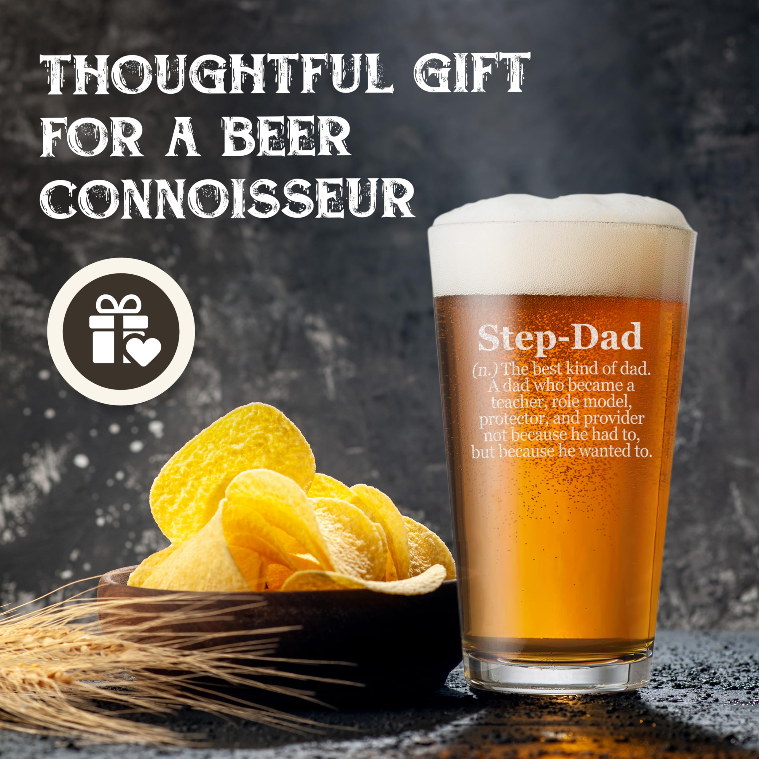 AMAVEL Bicchiere da Birra Weiss con Incisione Corona, Personalizzato
