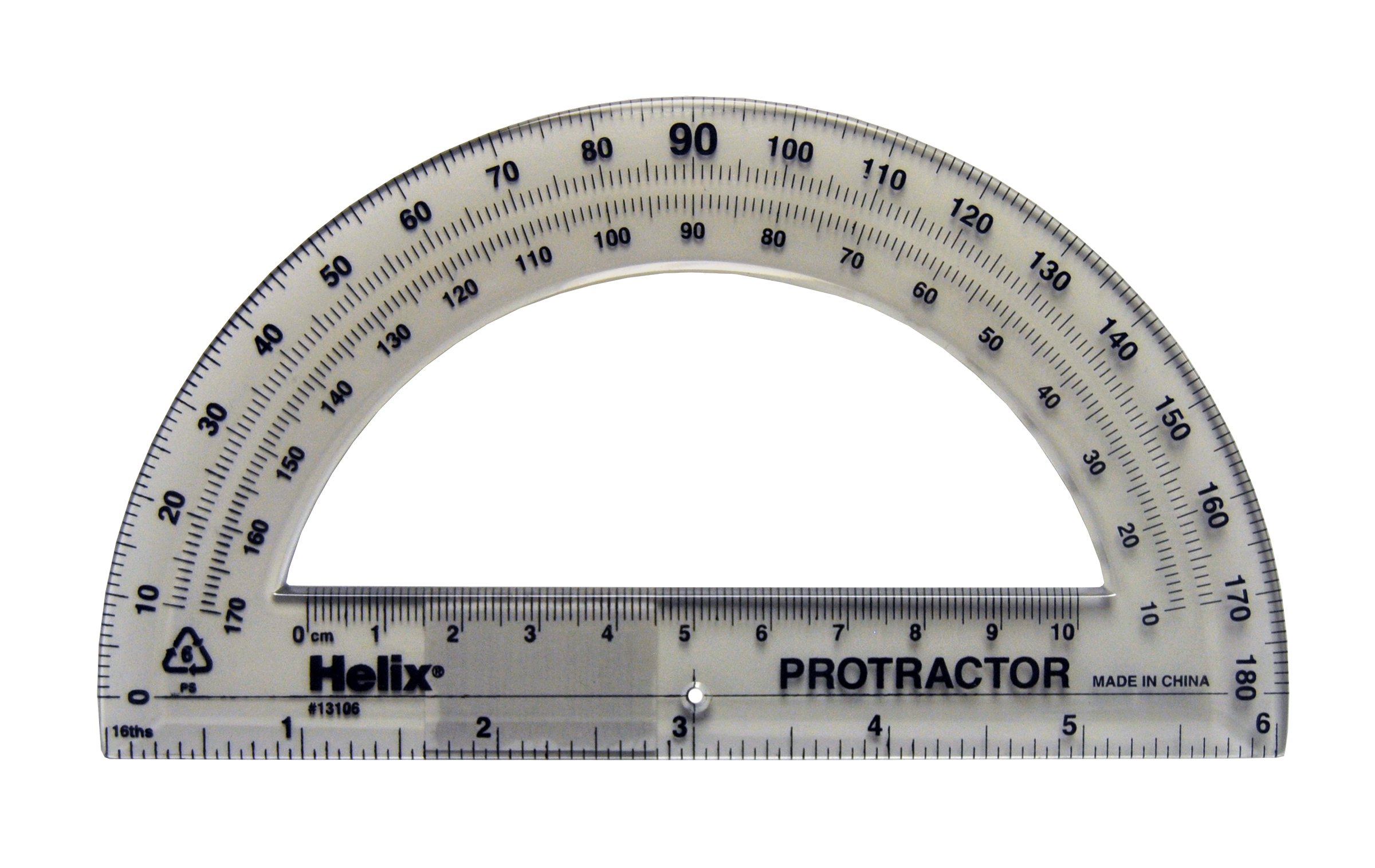 Rapporteur cercle entier degrés 25 cm - Graphoplex