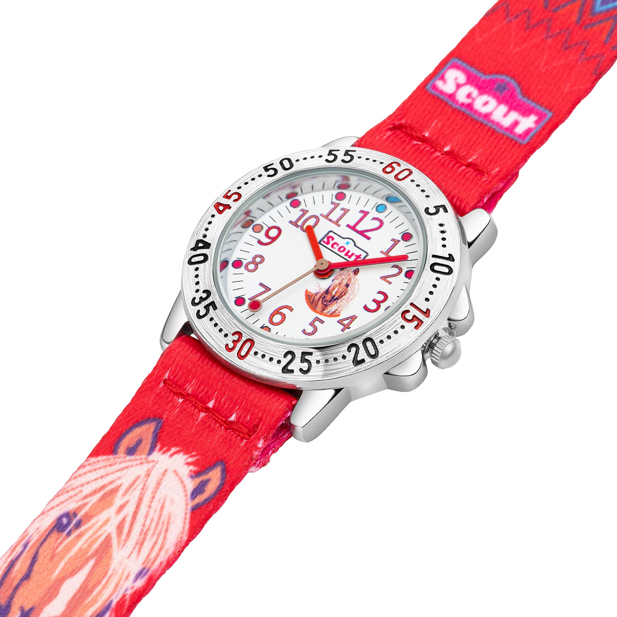 Scout Mädchen-Armbanduhr Analog Quarz Textil 280378071