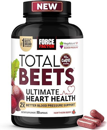 Force Factor Total Beets Ultimate Heart Health, Beet Root Capsules